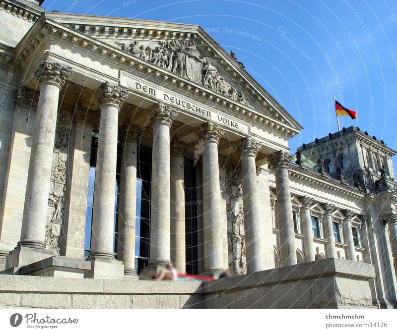centre_of_politics Portal Politics and state Architecture Reichstag Berlin Column Capital city