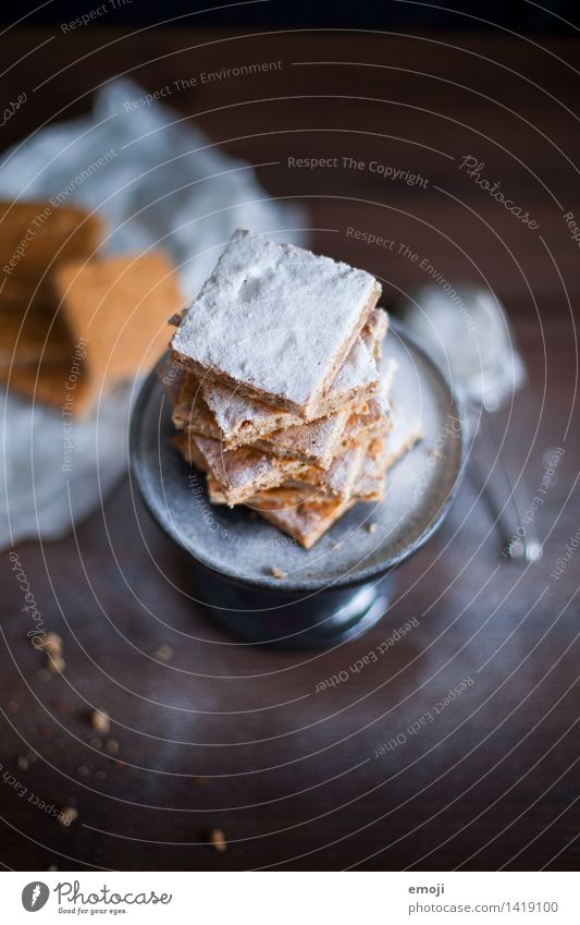 powdered Dessert Candy Cookie Christmas biscuit Confectioner`s sugar Nutrition Delicious Sweet Colour photo Interior shot Deserted Day Shallow depth of field
