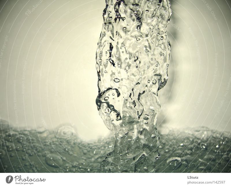 ice water Drinking water Water Esthetic Wet Gray White Pure Clean Purity law Colour photo Interior shot Close-up Copy Space left Neutral Background Flash photo