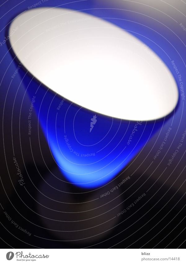 Bluelight 3 Lamp Blur Light Oval Living or residing Aura Light (Natural Phenomenon) chilly focus out of focus