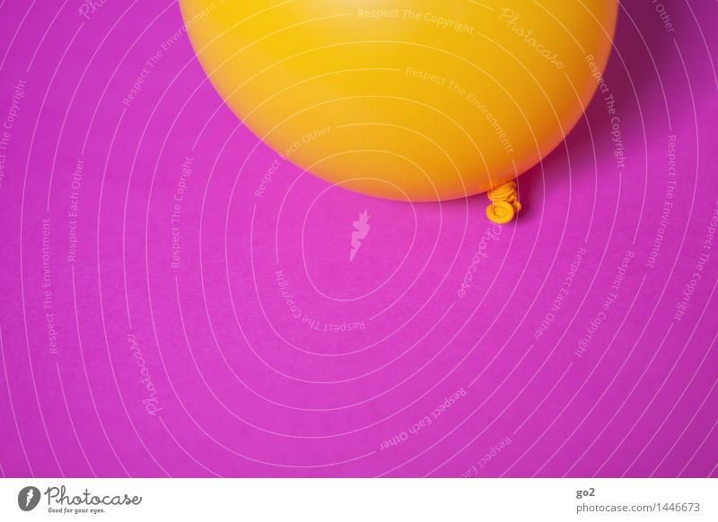 Yellow on pink Joy Entertainment Party Event Feasts & Celebrations Carnival New Year's Eve Fairs & Carnivals Birthday Decoration Balloon Flying Esthetic Simple