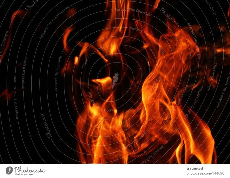 Dance of the Devils II Physics Hot Barbecue (apparatus) Red Yellow Black Embers Burn Blaze Night Dark Hope Fireplace Joy Flame Warmth Orange Lighting flames