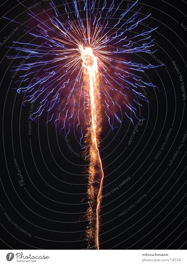 firework #1 Long exposure Firecracker Blaze Spark Star (Symbol)