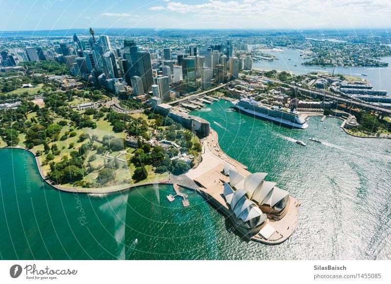 Sydney Opera House and Skyline Lifestyle Luxury Joy Vacation & Travel Tourism Trip Adventure Far-off places Freedom Sightseeing City trip Cruise Summer vacation
