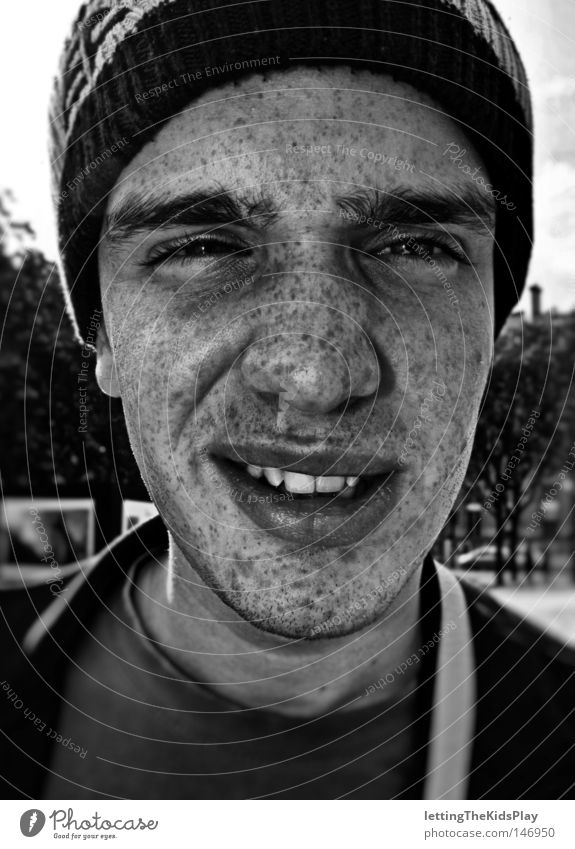 hard as nails Portrait photograph Self portrait Black & white photo Paris Honest Freckles Youth (Young adults) B/W