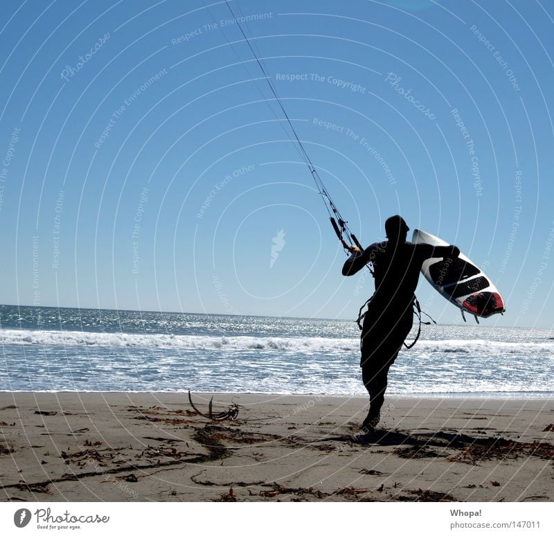 CALIFORNIA I-O-V-E - V Pacific Ocean Coast California Surfer Kiting USA big sur Pacific coast