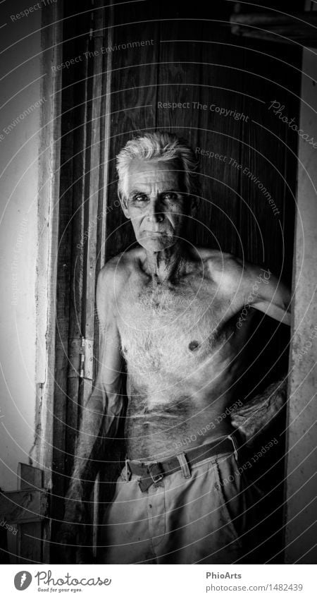 Original Cuban Farmer Human being Masculine Man Adults Male senior Father Grandfather Senior citizen Head 1 60 years and older Pants Cloth White-haired Hair