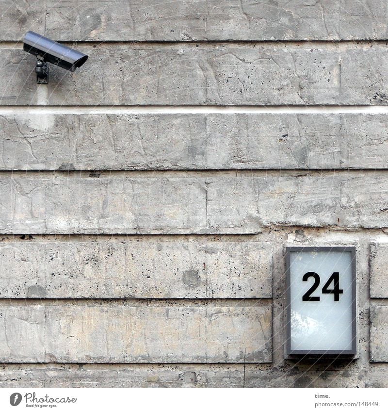 Advent calendar (BND version) Technology Facade Stone Concrete Glass Metal Digits and numbers Observe Gray Safety Watchfulness Fear Testing & Control