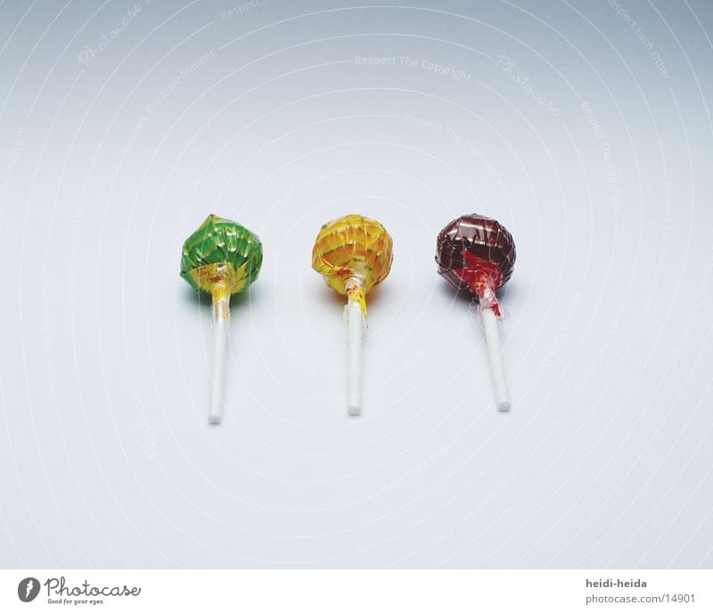 three lollipops Lollipop Nutrition Sweet