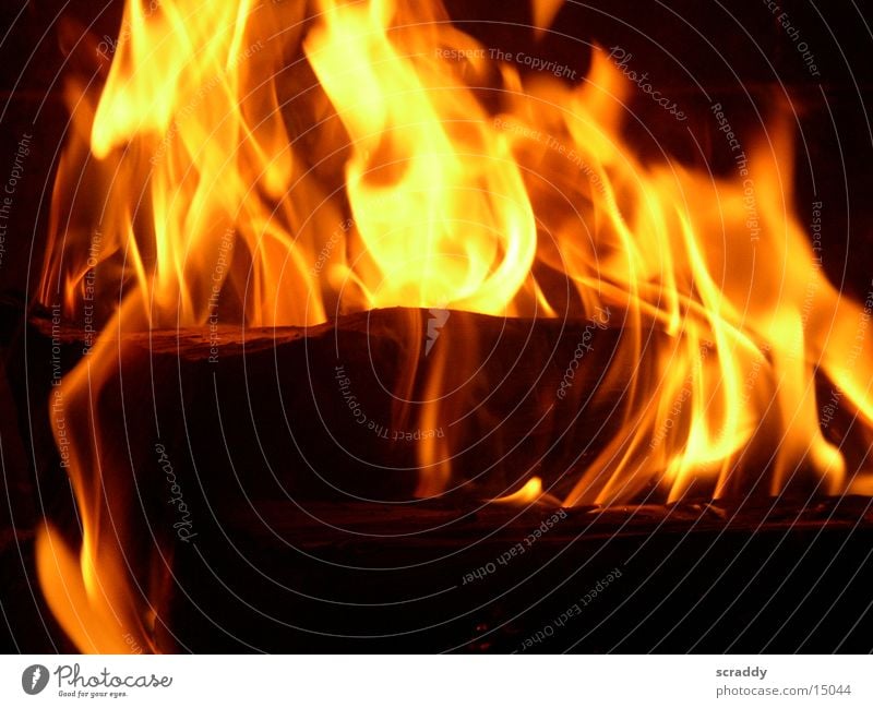 fiery Wood Firewood Yellow Red Science & Research Blaze Flame Orange