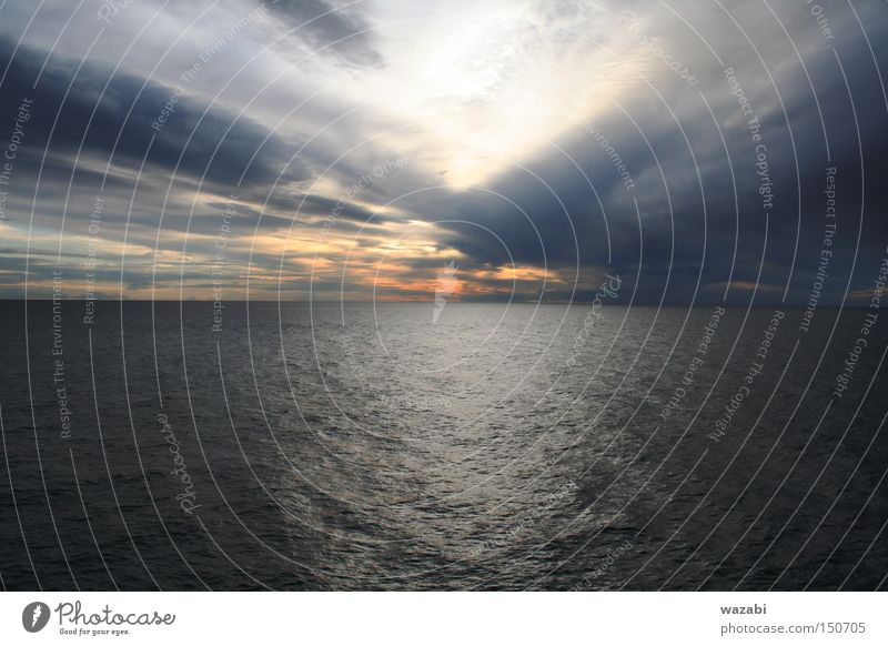 Vaya con Dios Ocean Sunset Scandinavia Sky Clouds Evening Wallpaper Background picture diversity god seafaring