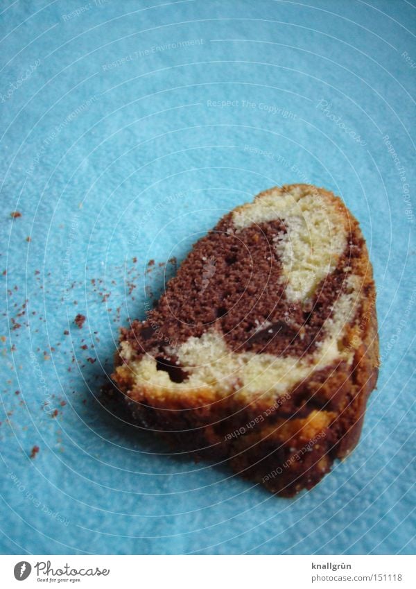 delicious! Cake Marble cake Brown Yellow Blue Crumbs Gugelhupf Calorie Delicious Household Baked goods 1 piece baked rodon shape cupcake ready-to-bake mix