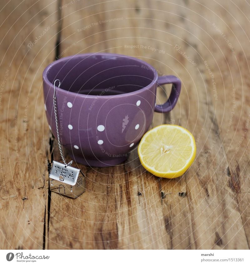 Get well soon Food Beverage Drinking Hot drink Coffee Latte macchiato Tea Cup Moody Lemon Teapot Thirst Healing Wood Colour photo Interior shot Detail Day