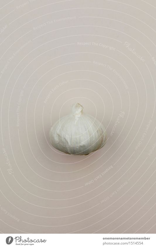 Jammy Garlic on Grey Art Work of art Esthetic Clove of garlic Garlic bulb Herbs and spices Delicious Malodorous Kitchen Healthy Healthy Eating Colour photo