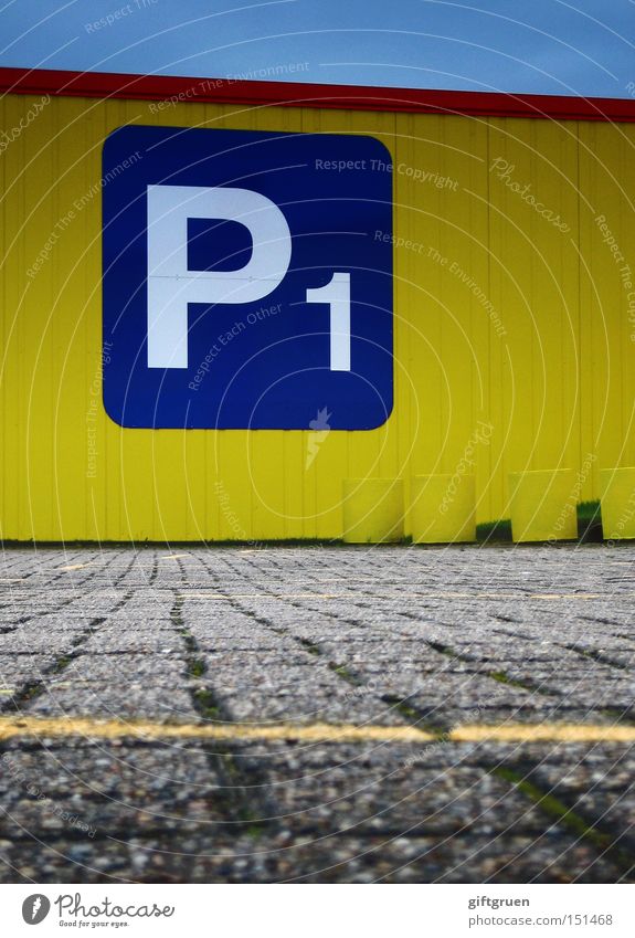 the early bird catches the parking spot Parking lot Yellow Street Empty Selection Typography Letters (alphabet) Inscription Ground markings