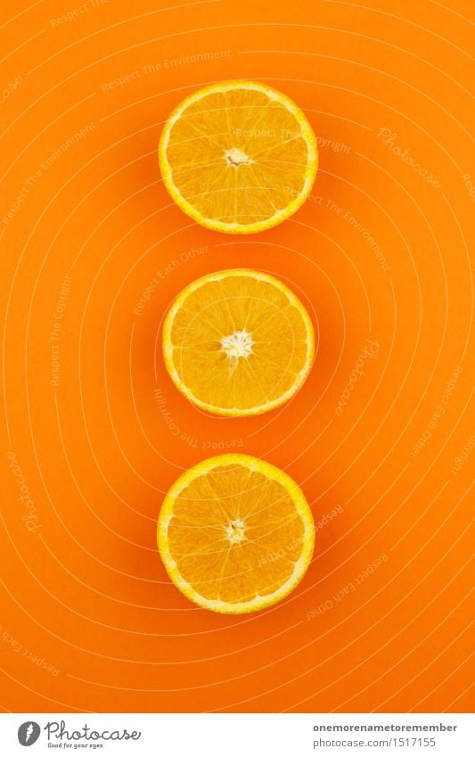 Jammy Orange Triple on Orange Art Work of art Esthetic 3 Fashioned Decoration Design Sliced Multicoloured Gaudy Creativity Vitamin-rich Vitamin C Delicious