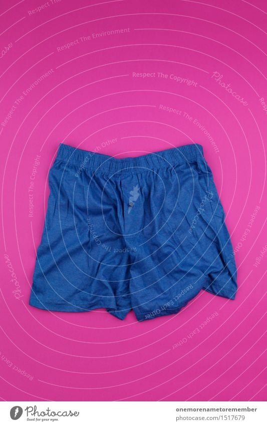 really masculine I Art Work of art Esthetic Pink Magenta Masculine Men's underpants Underwear Male preserve Blue Clothing Complementary colour Contrast