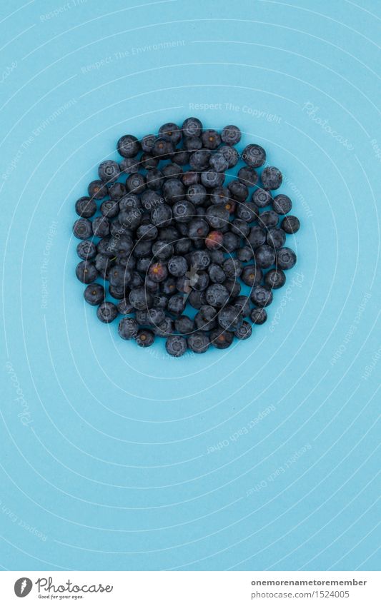 blueberry get-together Work of art Esthetic Blueberry Fruit Many Delicious Healthy Eating Vegetarian diet Picked Circle Symmetry Circular Colour photo