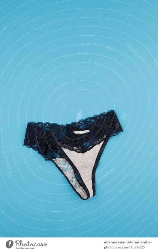 genuinely female I Art Work of art Esthetic Panties Sex Eroticism Woman Dame Underwear Damp Wetlands Extract Summer Offensive Underpants Blue Graphic Design