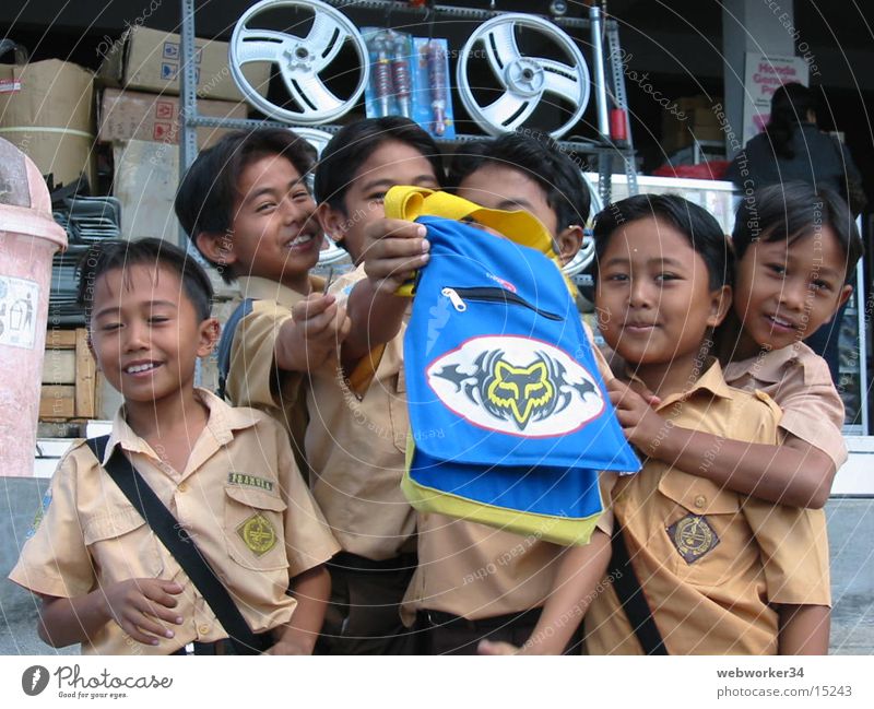 Balinese Schoolchildren Child Asia Friendship Uniform Group Boy (child)