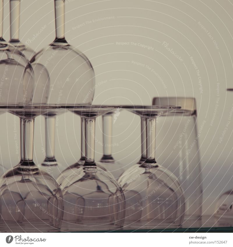 IST DOCH GLASKLAR! ft. LA CHAMANDU Glass Drinking vessel Transparent Wine glass Gastronomy Nutrition Refreshment Event Bar Kitchen Alcoholic drinks Unused