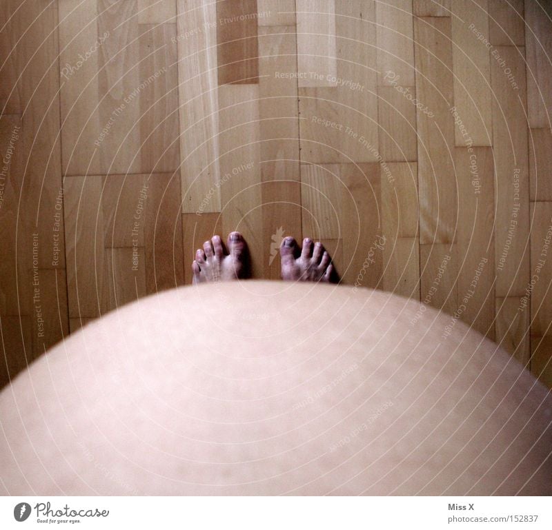 belly Interior shot Bird's-eye view Diet Skin Overweight Woman Adults Stomach Feet Sphere Fat Large Small Naked Round Pregnant Vice Happy Anticipation