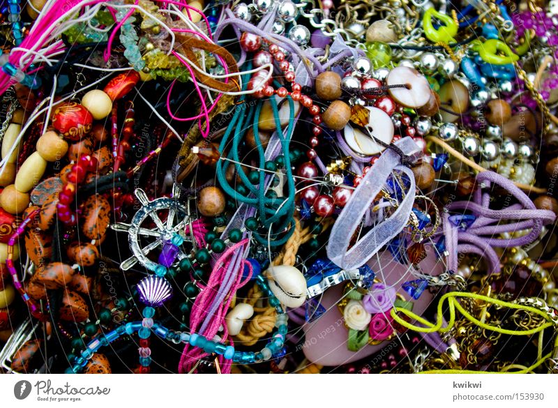 girl stuff Jewellery Chain Bracelet Metal Earring Pin Brooch Pendant Odds and ends Heap Costume jewelry Multicoloured Muddled Collection Accumulation Maximum