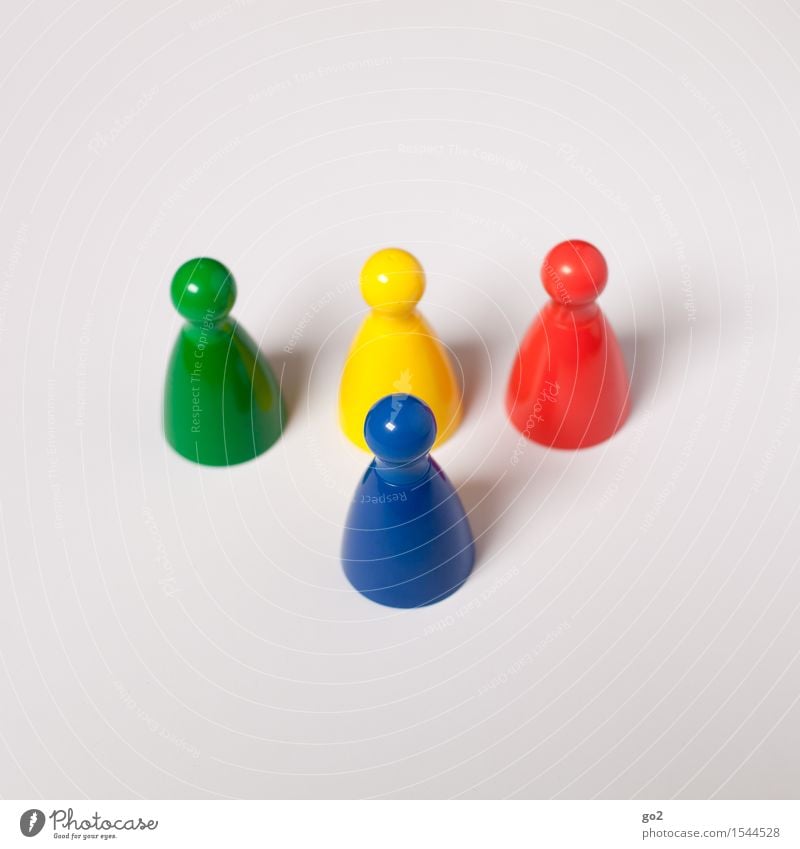 Colourful cones Leisure and hobbies Playing Board game Children's game Career Success Team Skittle Conical Communicate Uniqueness Blue Multicoloured Yellow