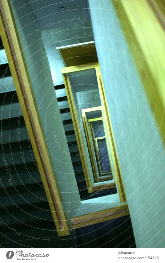 always down Stairs Upward Stone Spiral Concrete Blackboard Banister Contrast Escape Come Going Architecture Modern Downward Wood