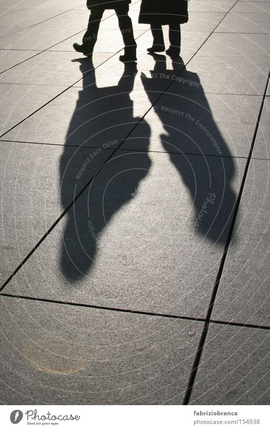 shadow Shadow Light Human being Tile Paris France Floor covering Feet Walking