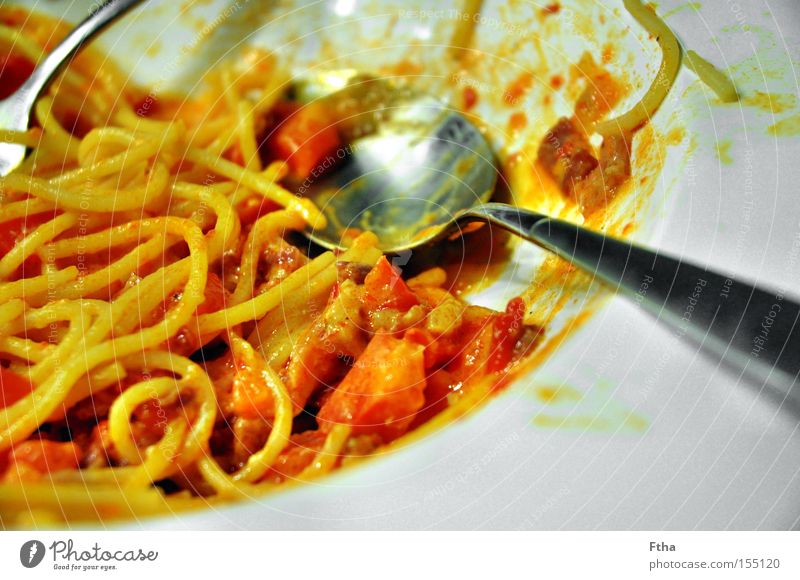 Bon appetito Pepper Spaghetti Noodles Plate Sauce Parma Parma ham Parmesan Nutrition Remainder Full Appetite Delicious Vegetarian diet Red-peppered Carbonara