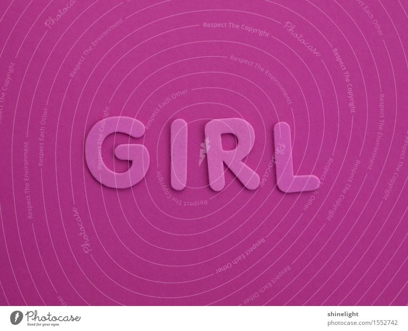 GIRL Child Baby Toddler Girl Characters Pink Young woman Birth Colour photo Copy Space top Copy Space bottom
