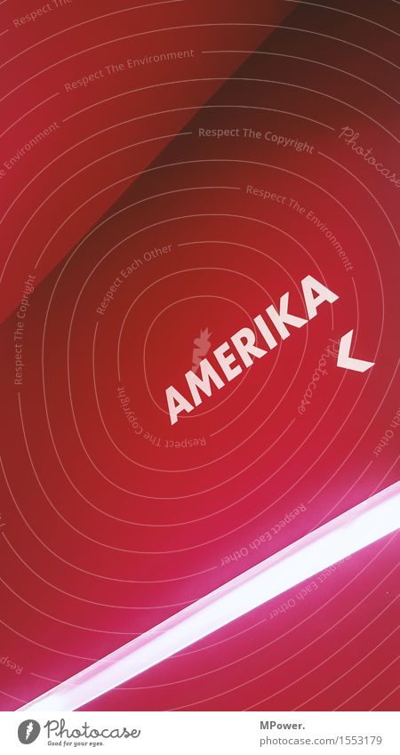 this is not amerika Sign Characters Signs and labeling Signage Warning sign Pink Red Society Crisis Culture Problem solving Argument Sadness Town Decline