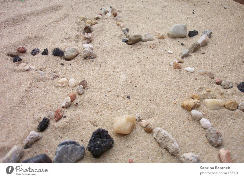 starlet! Beach Grain of sand Sand Star (Symbol) Stone