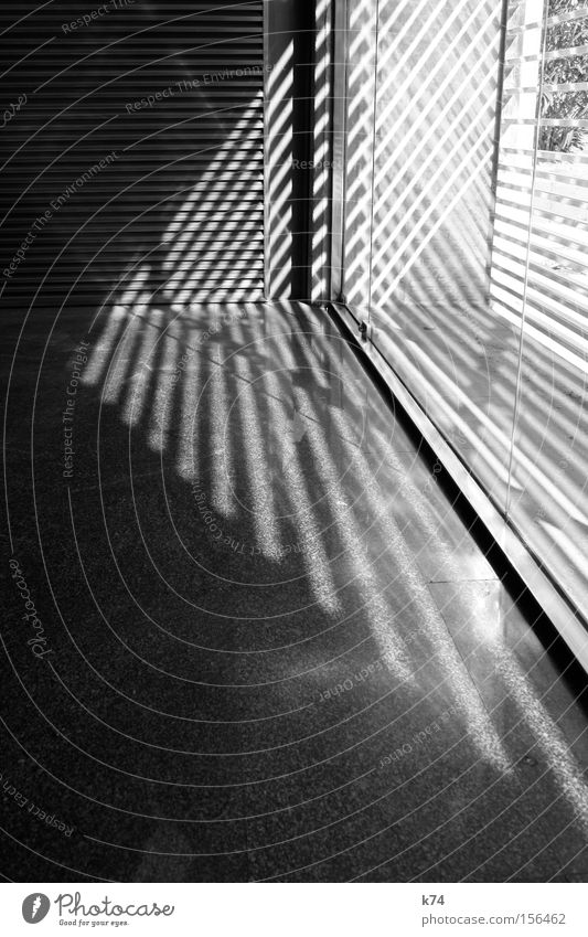 window shadows Shadow Window Shaft of light Stripe Black & white photo Triangle Arrow Architecture hatching