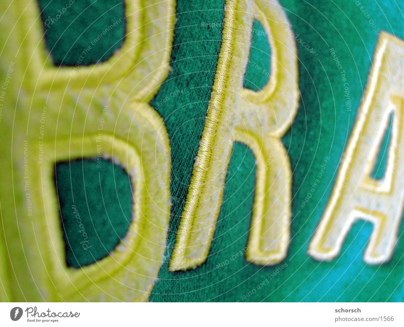 Brazil World Cup Textiles Letters (alphabet) Typography Photographic technology
