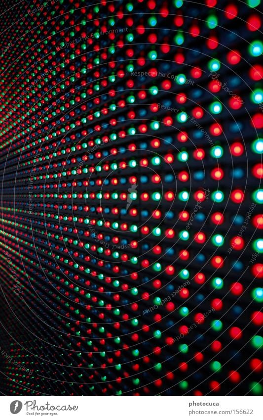 LED Structures and shapes Lamp Multicoloured Green Blue Screen Red Light Matrix Call center Digital photography Display