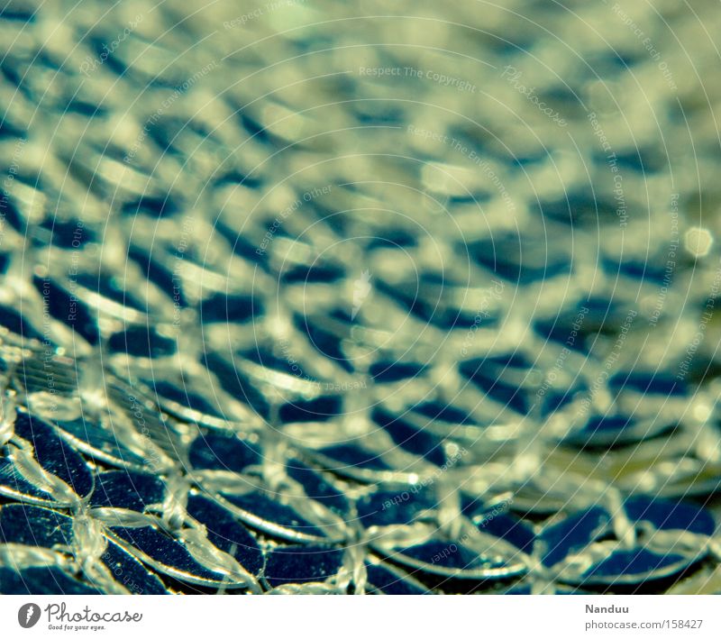 scaly dress Sequin Green Turquoise Blue Abstract Background picture Structures and shapes Plain Macro (Extreme close-up) Detail Glittering Kitsch Close-up
