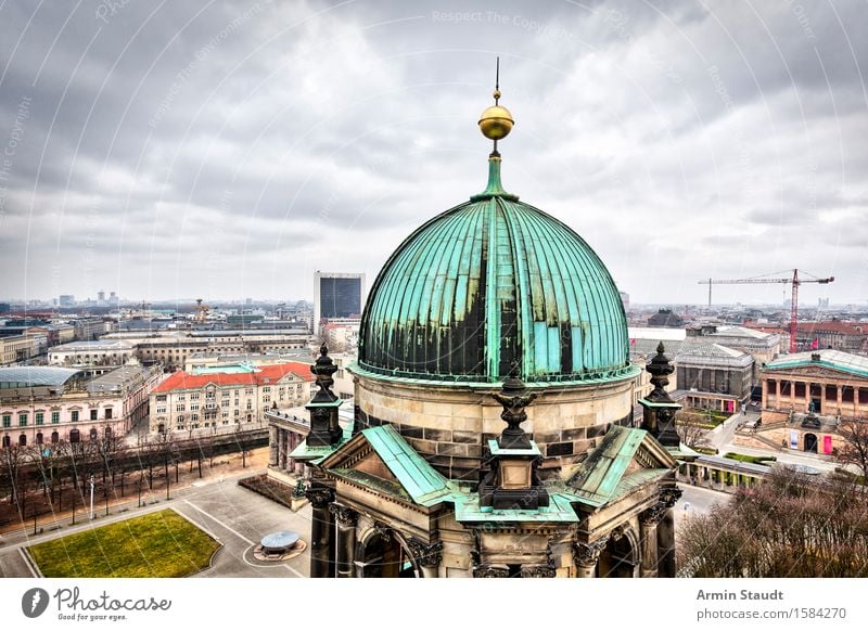 Berlin Cathedral Vacation & Travel Tourism Sightseeing City trip Downtown Berlin Capital city House (Residential Structure) Church Dome Tourist Attraction