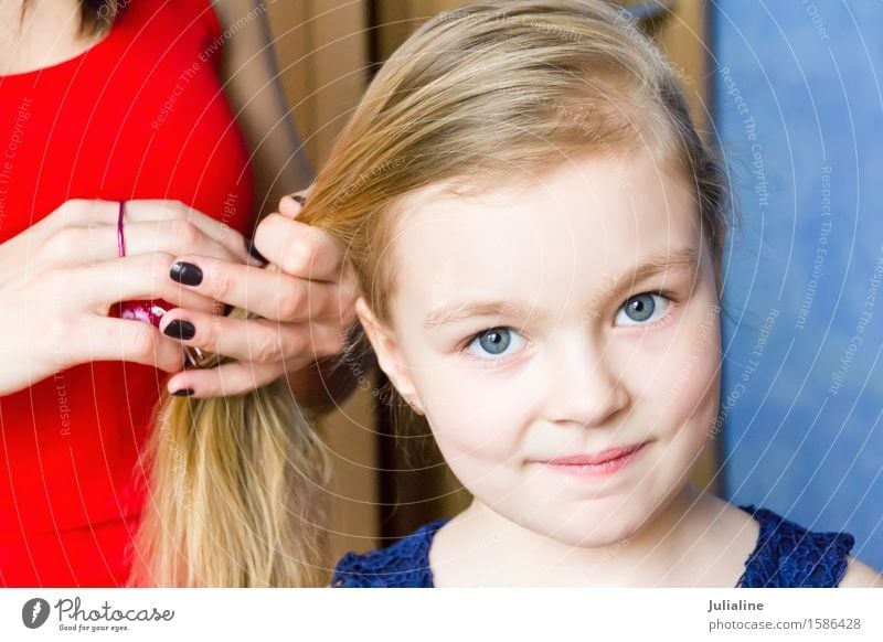 Cute Girl With Blond Hair A Royalty Free Stock Photo From Photocase