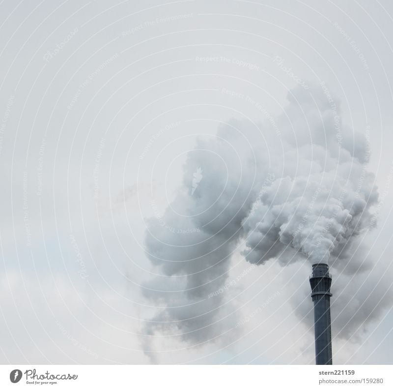 a lot of smoke for nothing Exhaust gas White Pope Chimney Smoke Environment Clouds Industry Sky Black Environmental pollution Poison Burn Smoke signal