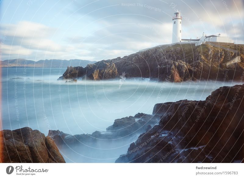 Fanad Head lighthouse Vacation & Travel Tourism Trip Far-off places Freedom Sightseeing Ocean Landscape Elements Sunrise Sunset Coast Manmade structures
