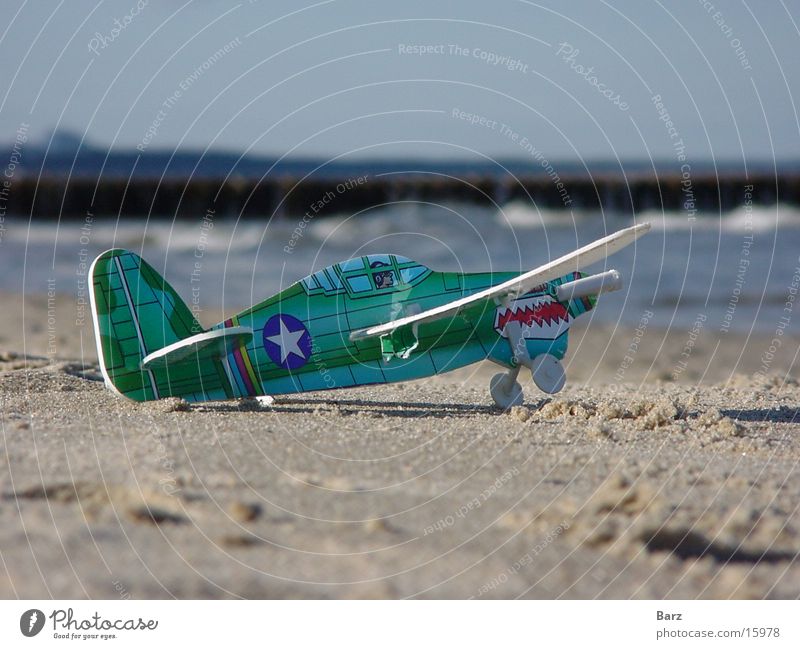 aviator Airplane Beach Ocean Macro (Extreme close-up) Leisure and hobbies