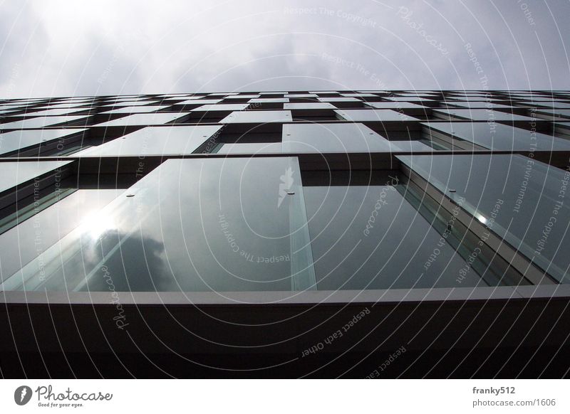 façade House (Residential Structure) Facade Architecture Glass. Düsseldorf Sky