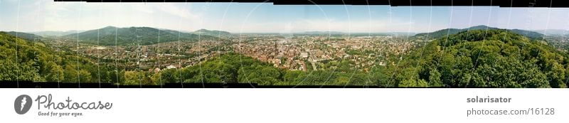 freiburg in beautiful breisgau Panorama (View) Europe Freiburg im Breisgau stitch Large Panorama (Format)