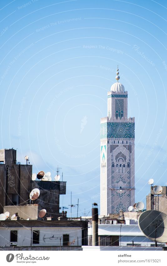 Arabian Dream III Morocco Orient vacation Tourism Casablanca Mosque Minaret Sunrise