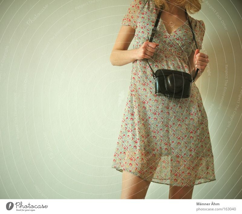 I'll take a picture of... Dress Clothing Photography Bag Woman Hand Spring Legs Fashion