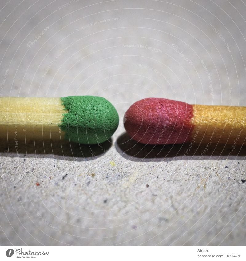 red-green encounter Match Wood Line Green Red Dangerous Stress Mistrust Envy Variable Anger Animosity Aggression Argument Task Challenging Combustible Fire