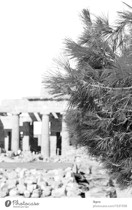 and historical place parthenon athens Vacation & Travel Art Theatre Culture Sky Ruin Building Architecture Monument Stone Old Yellow Gray Black White