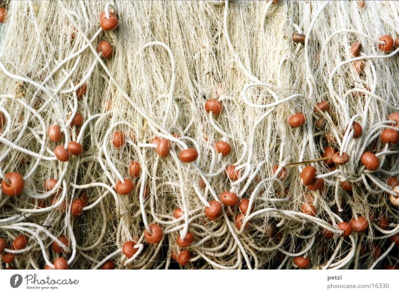 fishing nets Muddled Styrofoam Red White Craft (trade) Net Fishing (Angle) Sewing thread Rope